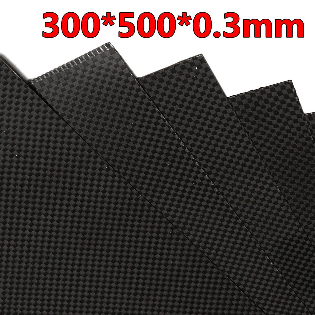 Tấm Vải Sợi Carbon 3k 300x500 X 0.3mm Chất Lượng Cao