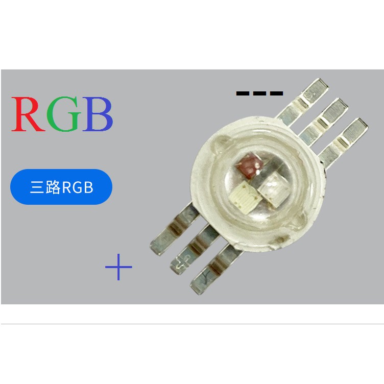 Led luxeon 3W rgb, 3W grb led 6 chân, led 3 in 1