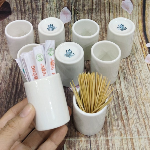 hũ đựng tăm sứ - hủ đựng tăm sứ
