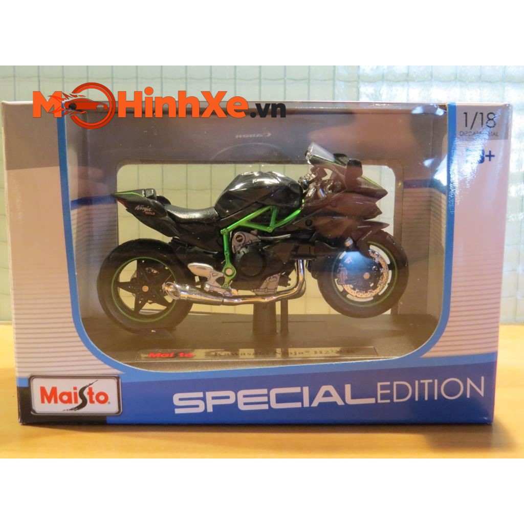 MÔ HÌNH XE KAWASAKI NINJA H2R 1:18 MAISTO