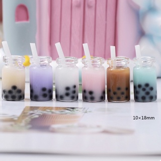 Charm mô hình cốc trà sữa trang trí slime, ốp điện thoại, cặp tóc,...