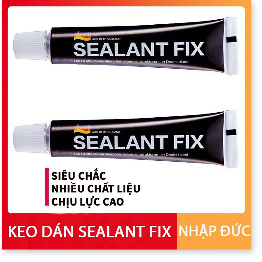 Keo dán siêu chắc ✳️   Keo siêu chắc Sealant Fix tuýp lớn 40G, dùng để dán các kệ inox mà không cần khoan 5027
