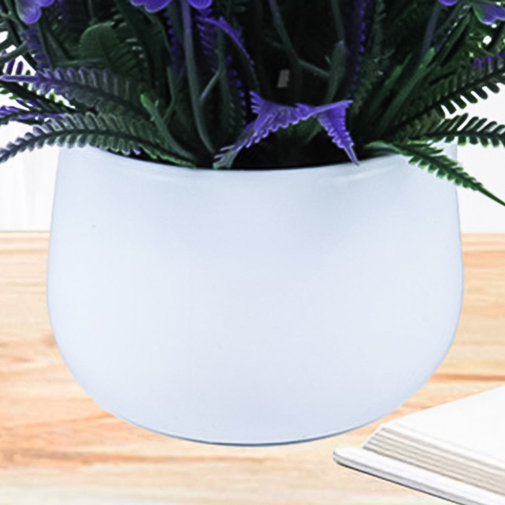 Chậu hoa giả trang trí nhà cửa xinh xắn