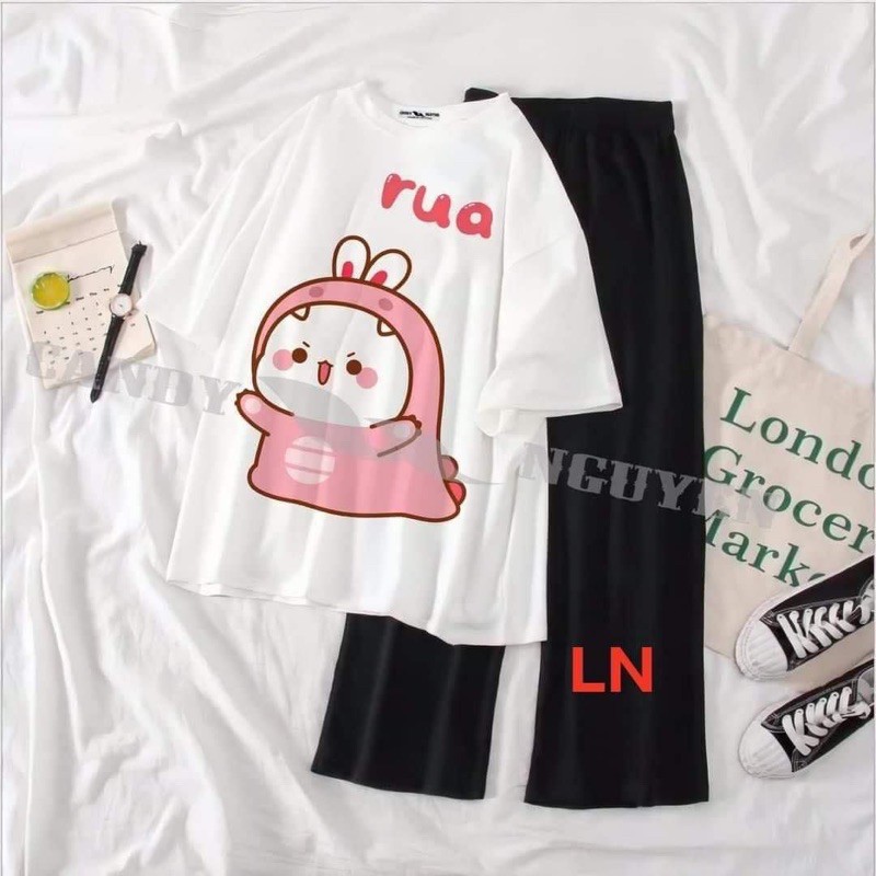 Sét áo RUA+quần ống rộng xuông