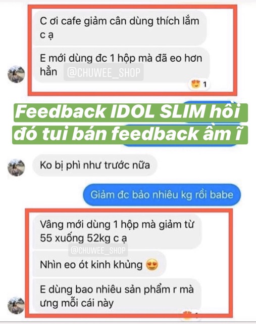 Combo IDOL SLIM+ Coffee + LIKE SLIM Coffee Giảm cân - CHÍNH HÃNG 100% - Chuwee Shop | BigBuy360 - bigbuy360.vn
