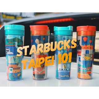 [ Hàng sưu tầm ] Bình nhựa giữ nhiệt Starbucks phiên bản Taipei 101 - Lamaisonde1991