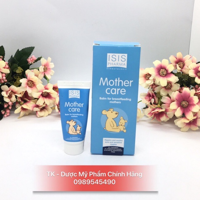 Isis Pharma Mothercare - Kem Dưỡng Ẩm Môi, Nứt Núm Vú - Bot 15ml