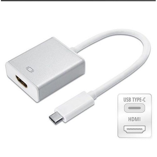 Cáp chuyển Type-c ra Hdmi chuyển màn hình máy tính laptop ra màn hình phụ tivi máy chiếu hình ảnh chât lượng