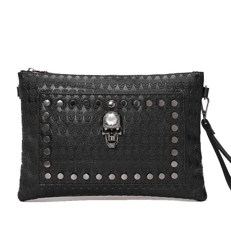 Túi clutch cầm tay đính đinh tán cá tính cho nam nữ | BigBuy360 - bigbuy360.vn