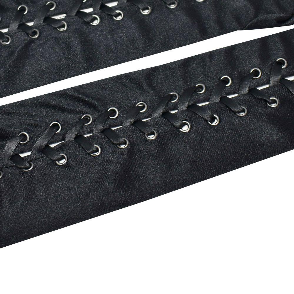 Găng Tay Lưới Ren Giữ Ấm Cánh Tay Phong Cách Gothic Thời Trang Cho Nữ Dự Tiệc