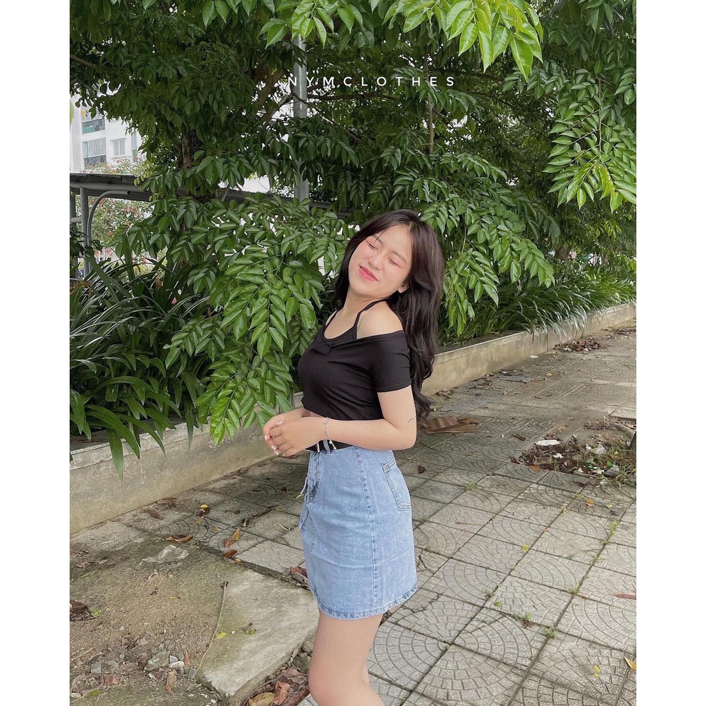 ✿ ÁO CROP CỔ YẾM ✿