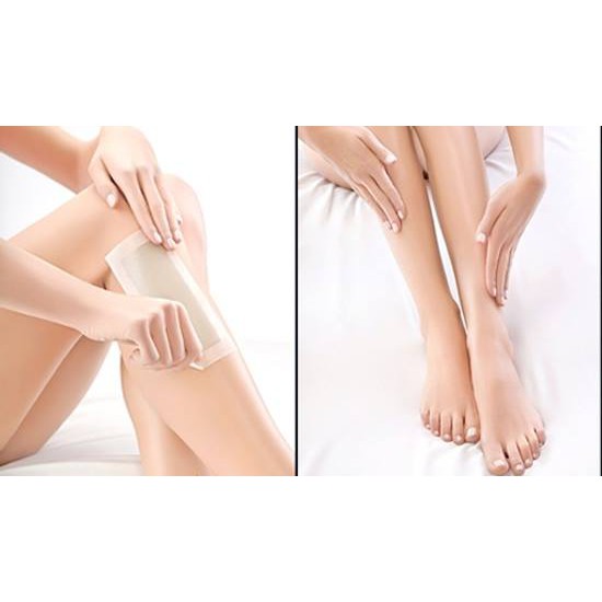 Giấy Wax Lông 100 Tờ - Miếng Wax Triệt Lông Chân Tay Nách Depilatory Paper - Kivovi