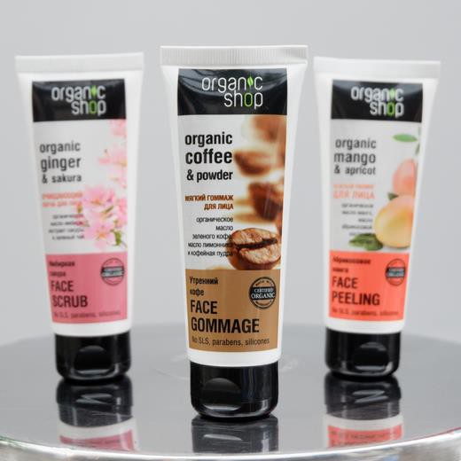 Tẩy tế bào mặt Nga Organic Shop dưỡng da 75ml NPP Shoptido | BigBuy360 - bigbuy360.vn