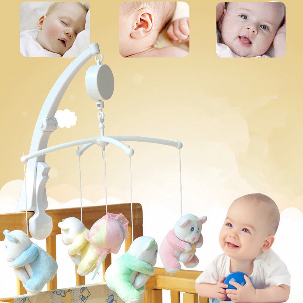 Hộp nhạc lên dây cót phát nhạc treo nôi cho bé