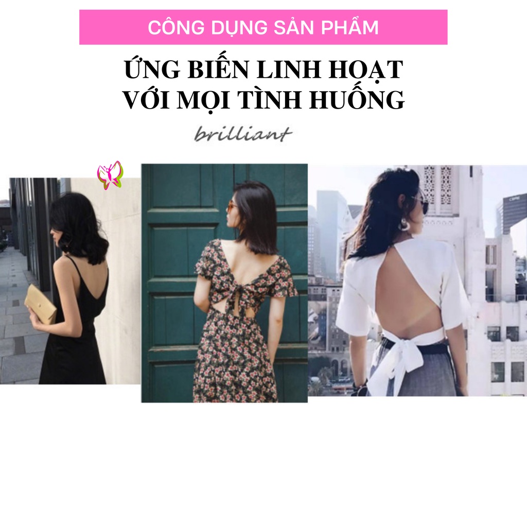 Áo bra su đúc hở sâu phần lưng, dây mặc 4 kiểu cao cấp, thiết kế đơn giản, trẻ trung, dễ phối đồ (MS 04035) Anna Shop