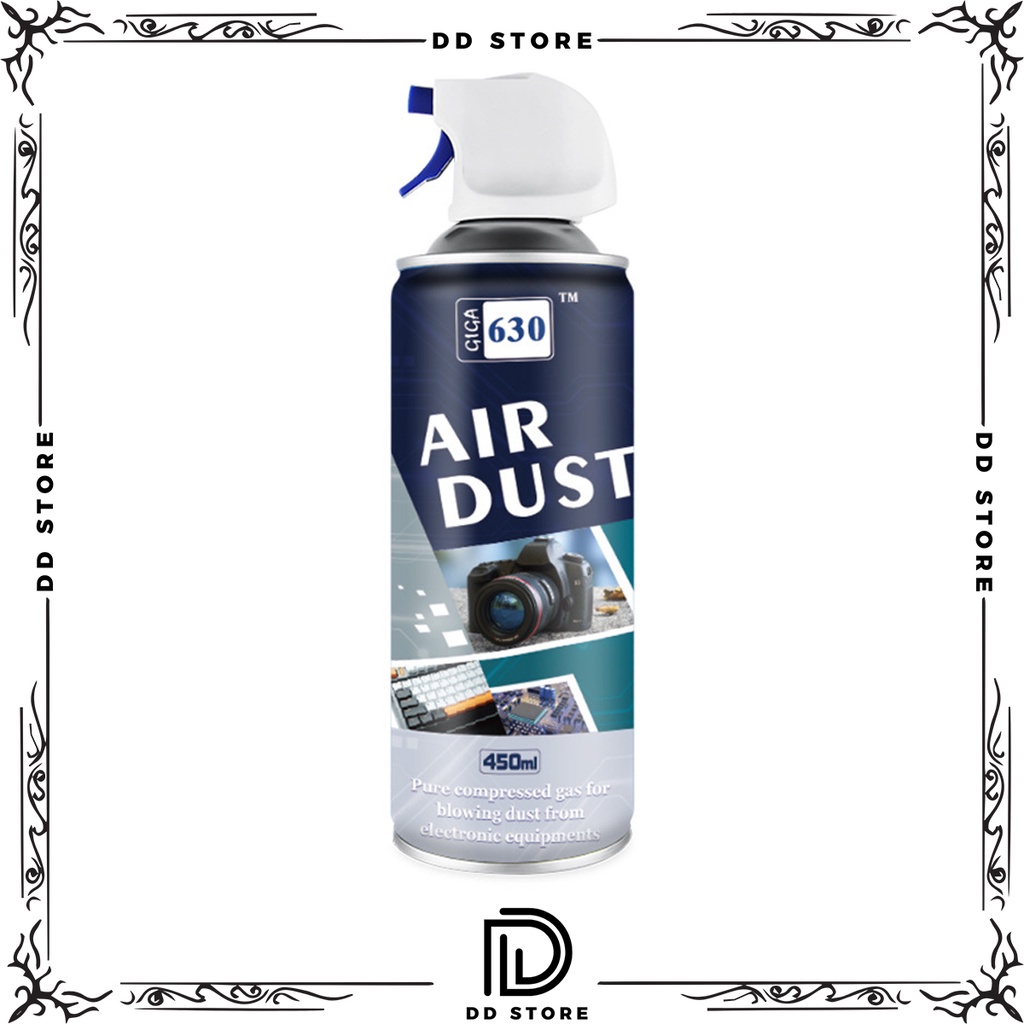 Bình Xịt Nén Khí Air Duster vệ sinh siêu sạch bàn phím, laptop ,điện thoại, đồng hồ - DD STORE