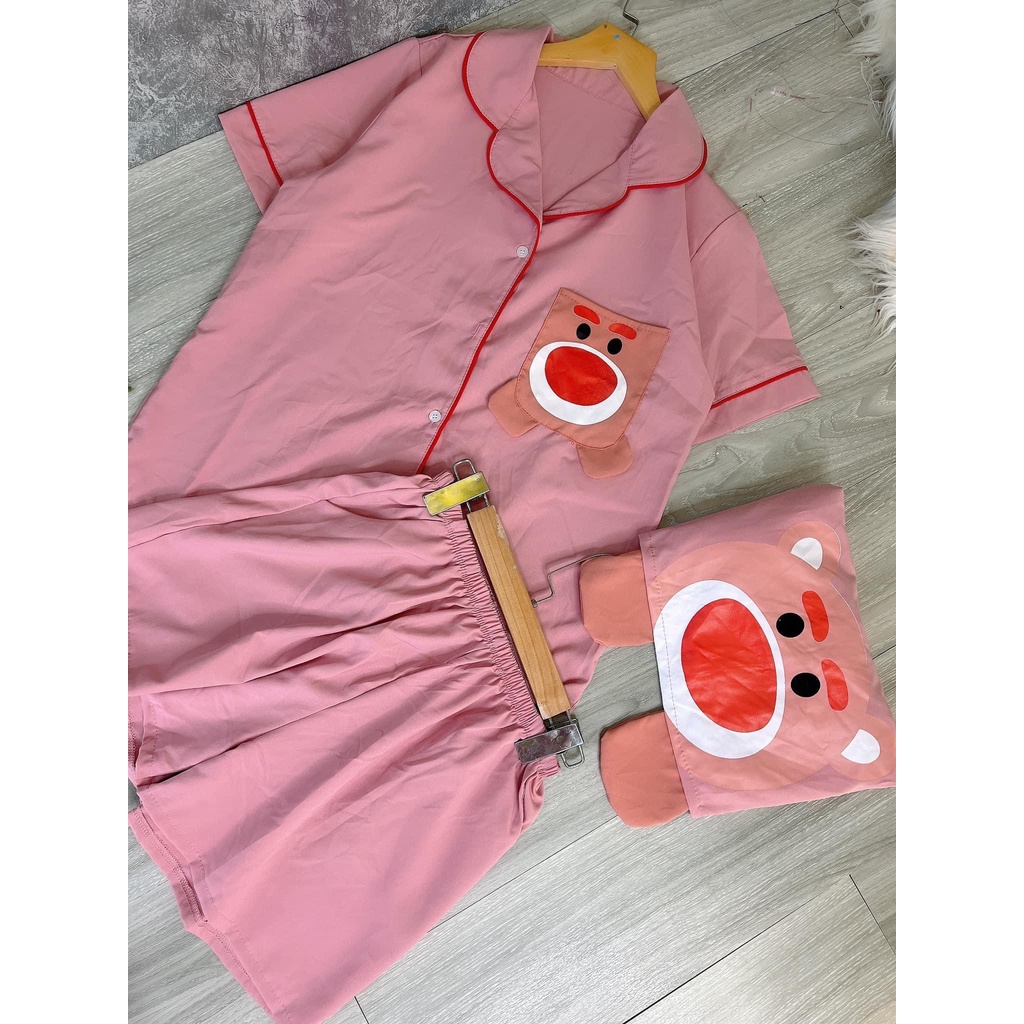 |Tặng Set Trà Sữa| Đồ bộ mặc nhà pijama đùi tay ngắn dễ thương | BigBuy360 - bigbuy360.vn