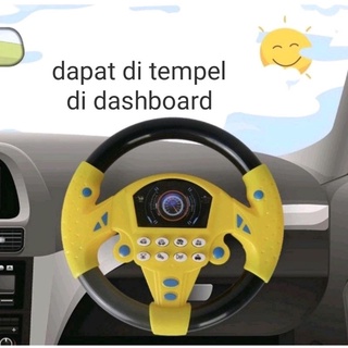 Image of setir mainan ANAK LAKI LAKI Music steering wheel mainan mobil anak mainan setir mobil mainan anak laki laki mainan bayi