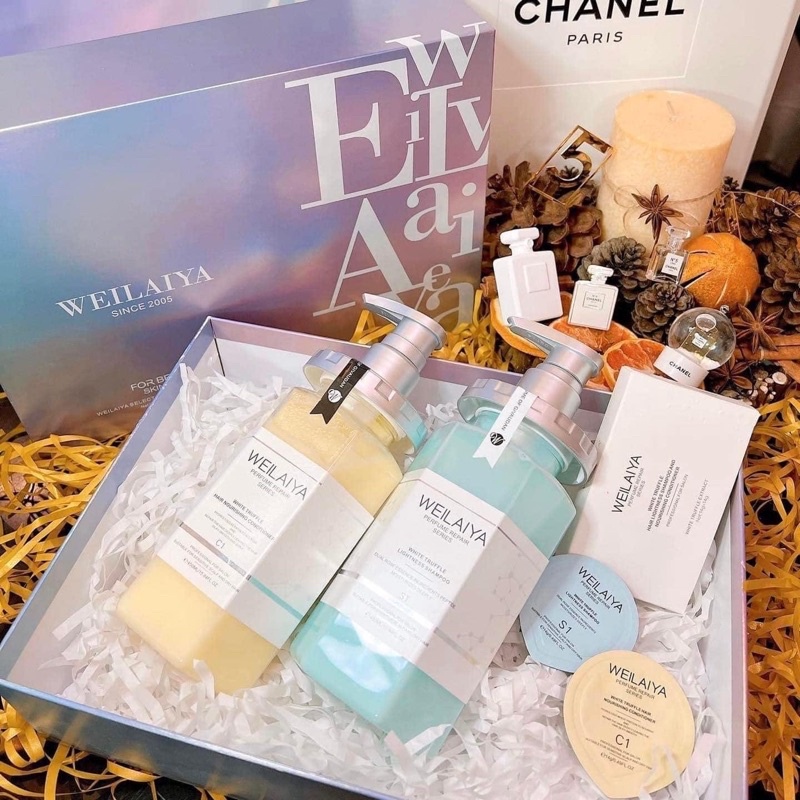 Dầu Gội Phục Hồi Tóc Hư Tổn Nấm Truffle Weilaiya 450ml chính hãng