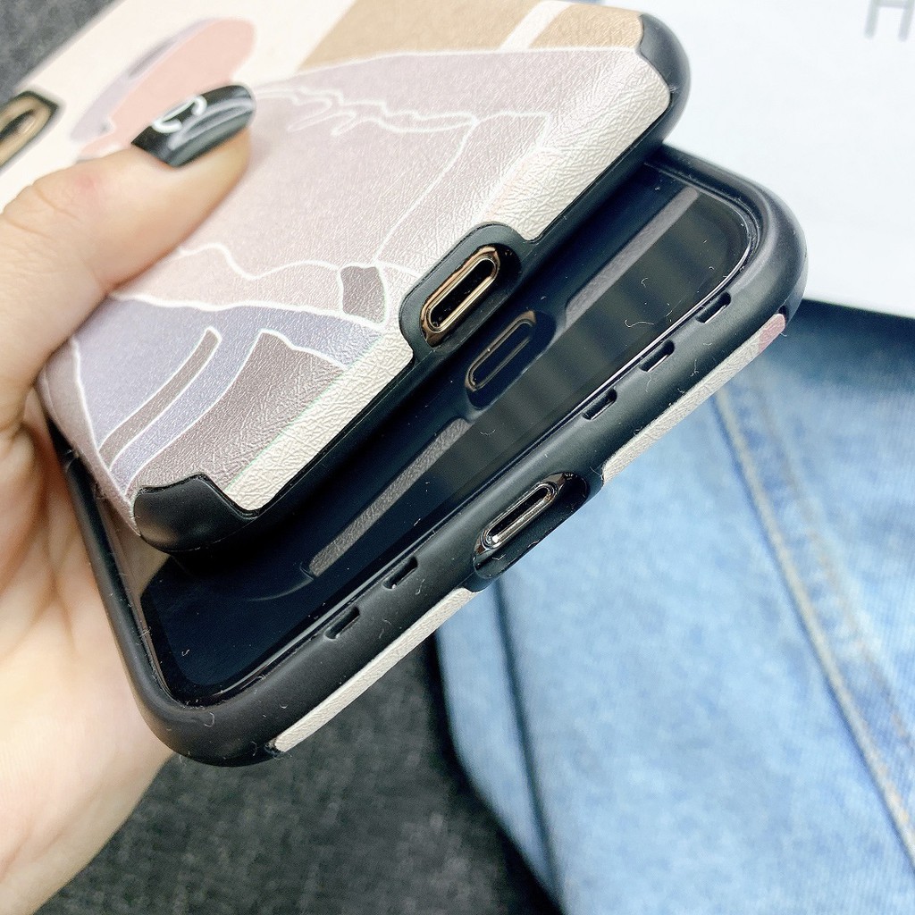 Ốp Lưng Iphone Da Couple IMD Chống Bẩn chống sốc couple Boy x Girl - D060 | BigBuy360 - bigbuy360.vn