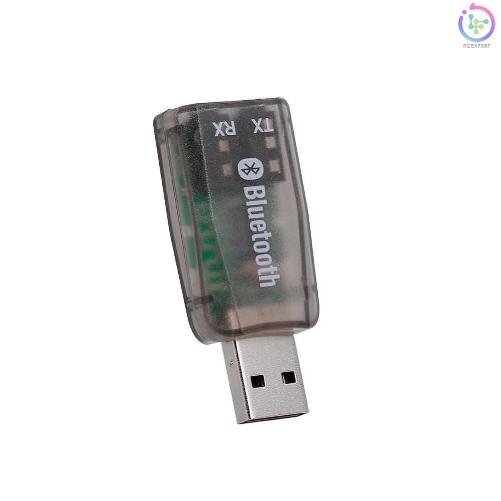Thiết Bị Thu Phát Âm Thanh Bt-Tx5 2 Trong 1 Bt 5.0 Cổng Aux Usb Không Dây 3.5mm Cho Tv / Pc / Xe Hơi