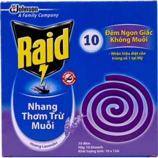 Combo 5 nhang thơm trừ muỗi RAID