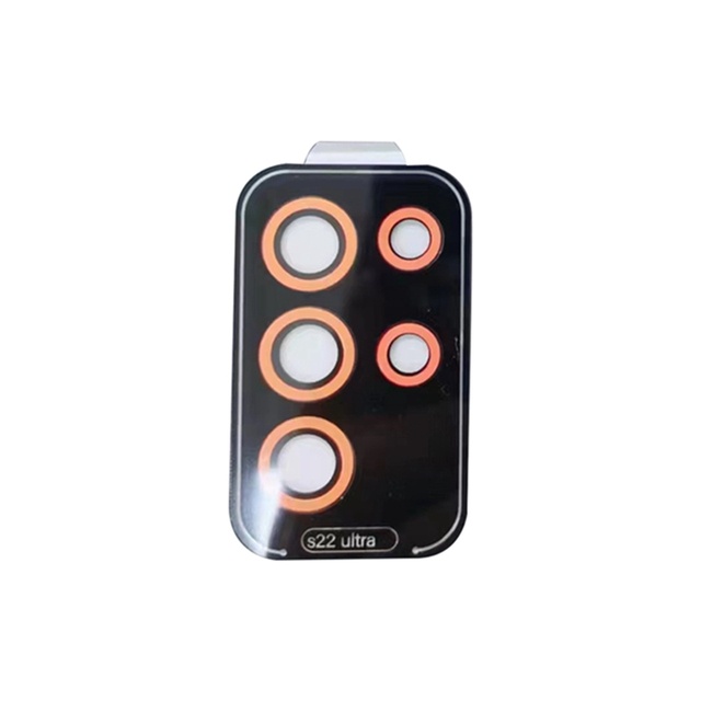Kính Cường Lực Dạ Quang Viền Kim Loại Bảo Vệ Camera Cho Samsung Galaxy S22 Samsung S 22 S22 Plus Ultra