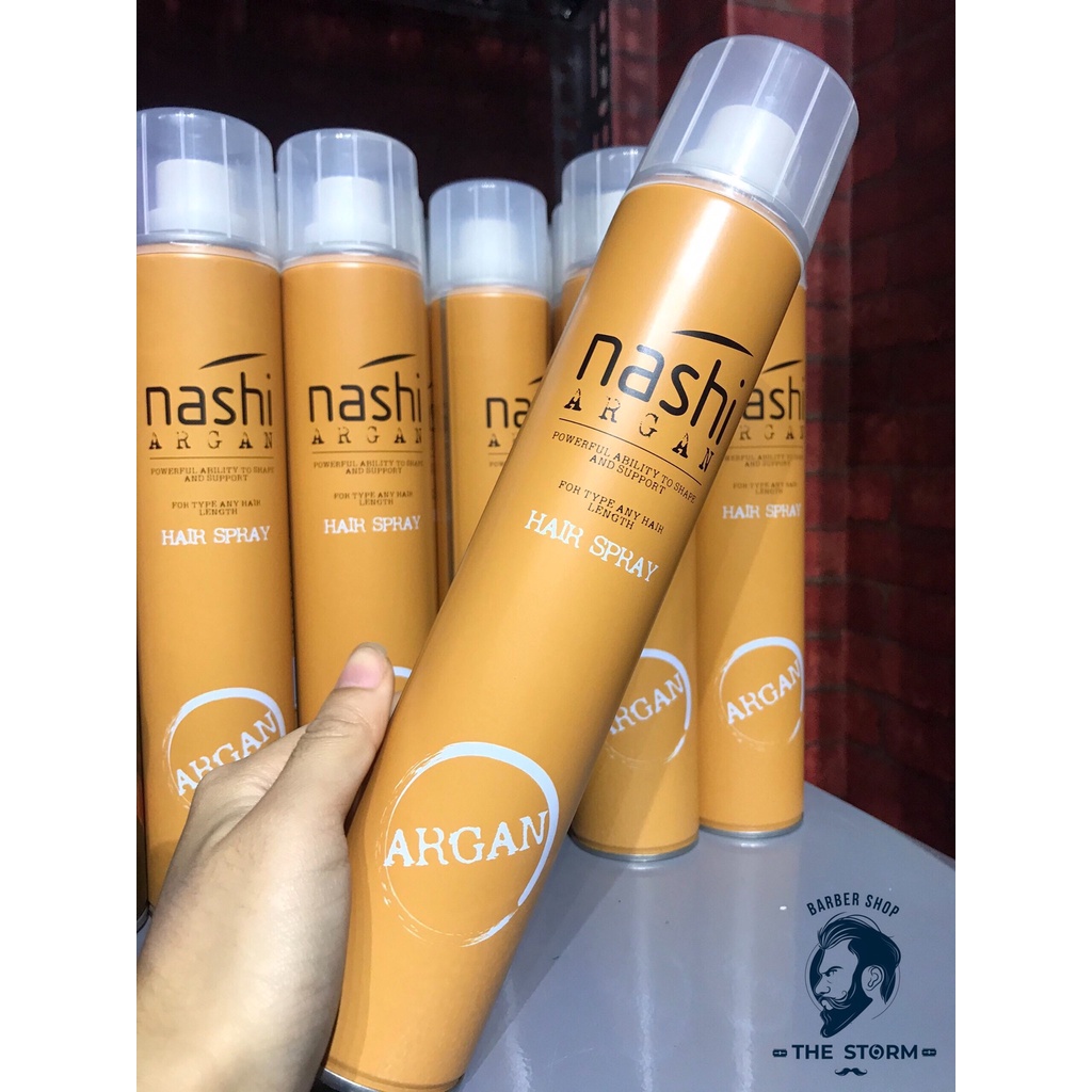 Gôm Xịt Tóc , Keo Xịt Tóc Nashi Argan - 320ml. Tạo Kiểu Và Giữ Nếp Cho Tóc. HÀNG CHÍNH HÃNG