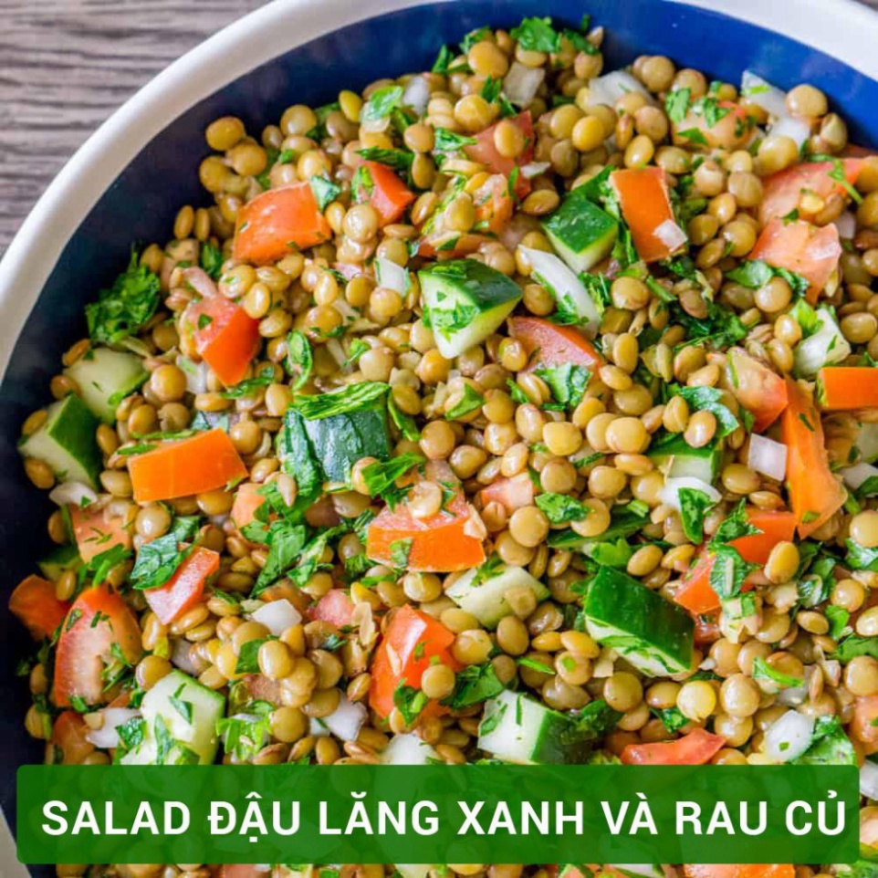 Đậu Lăng Xanh Hữu Cơ Nhập Khẩu 500G (Grean Lentil Peas) Argentina Nam Mỹ Hạt Ngũ Cốc Dinh Dưỡng