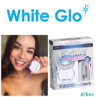 Set tẩy trắng răng WHITE GLO White Accelerator Blue light - Hàng Úc