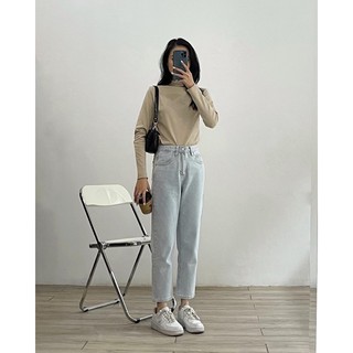 Quần jeans xanh form bé evis