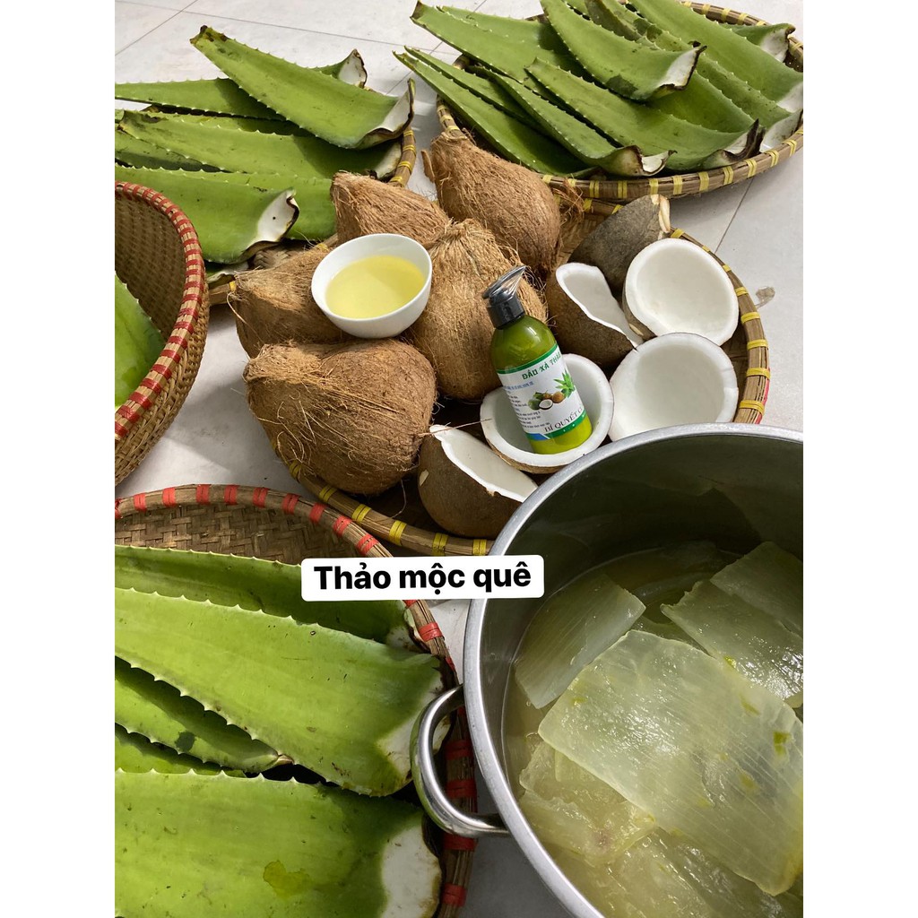 DẦU Ủ XẢ THẢO DƯỢC thiên nhiên, Dầu xả dừa , nha đam, dưỡng tóc mềm mượt, chắc khỏe MECAFE