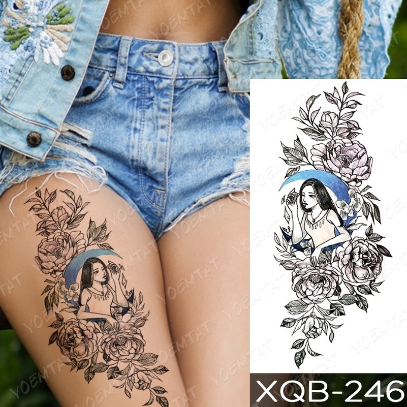 Hình Xăm Dán Tạm Thời Hình Dream Catcher Chống Nước Độc Đáo