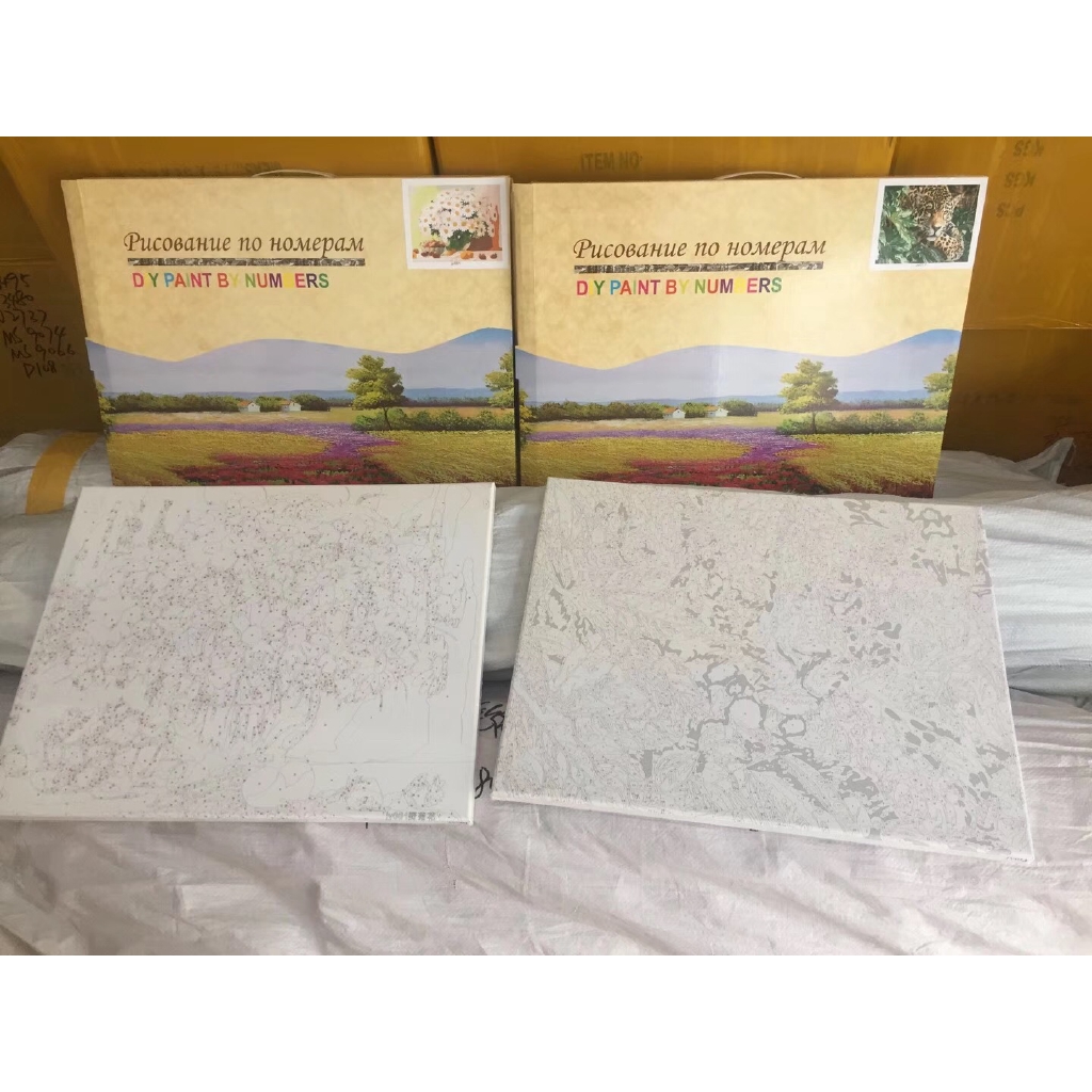 Tranh Sơn Dầu Trang Trí Hình Động Vật (Tự Sơn)