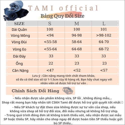Quần Jeans NỮ ỐNG SUÔNG Túi Kểu May Chỉ Nổi Đáy Cao Siêu HÁCH DÁNG [ Tami Official ] | BigBuy360 - bigbuy360.vn
