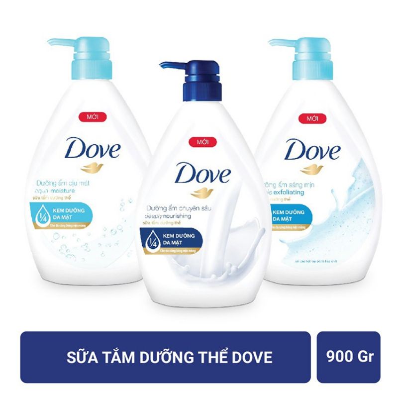 Sữa tắm Dove 900g