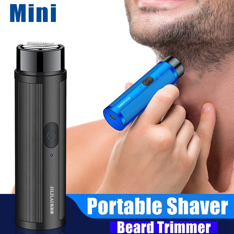 Dao Cạo Râu Mini Chạy Điện Sạc USB Tiện Dụng Cho Nam