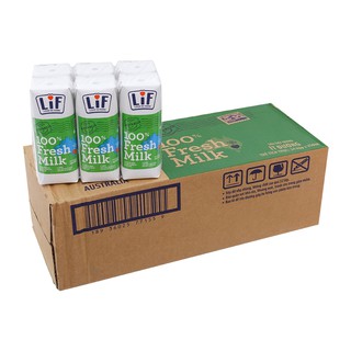 Thùng sữa tươi Lif Ít Đường nhập khẩu từ Úc hộp 250ml (24 hộp) (date tháng 5/2019)