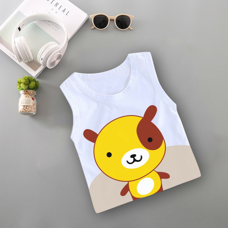 MẪU MỚI | ÁO BA LỖ HOẠT HÌNH SIÊU CUTE CHO BÉ TRAI VÀ GÁI 8-18KG | VIDEO THẬT | SHOP BEECOW