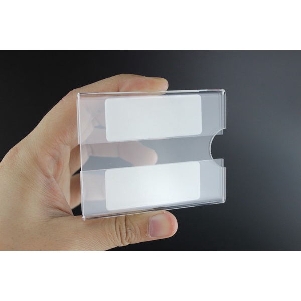 ❤Bộ 10 chiếc thẻ nhãn hàng hóa mica trong dán kệ tiện dụng