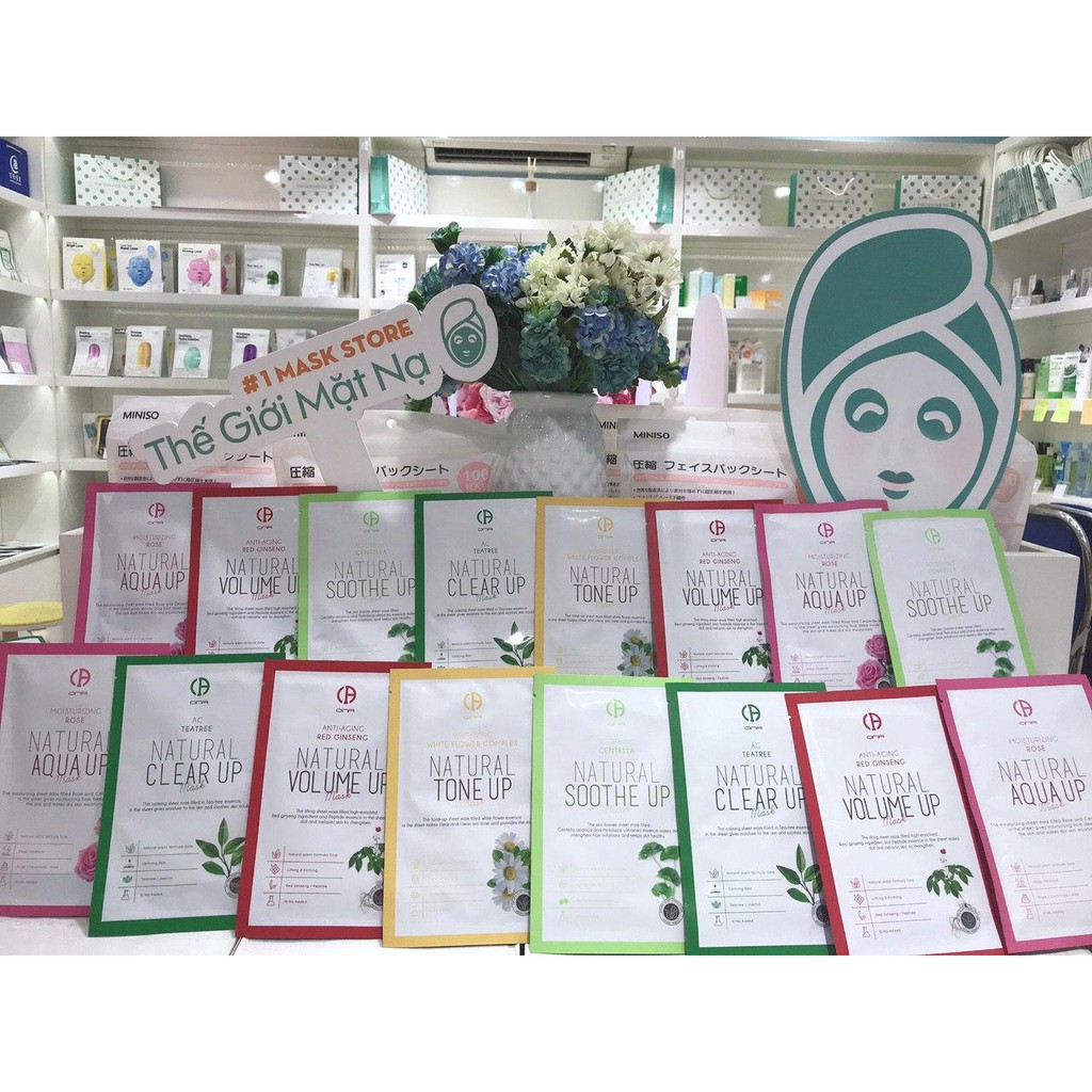 [CHÍNH HÃNG] Mặt nạ ONA Natural | Thế Giới Skin Care