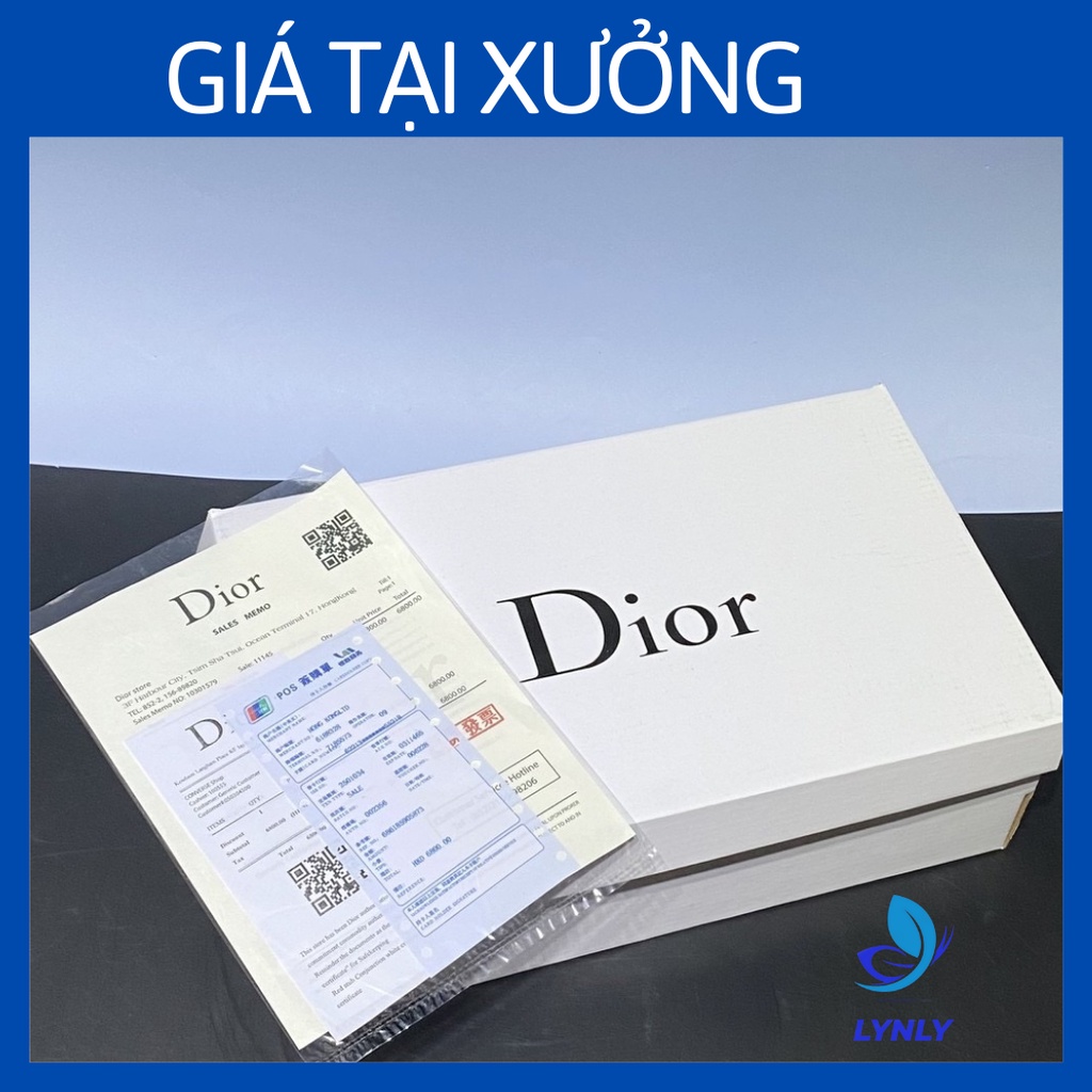 [GIÁ RẺ NHẤT] Hộp Giày Dior kèm bill, Box Đựng Giày Kích Thước 31x19x11 Cm