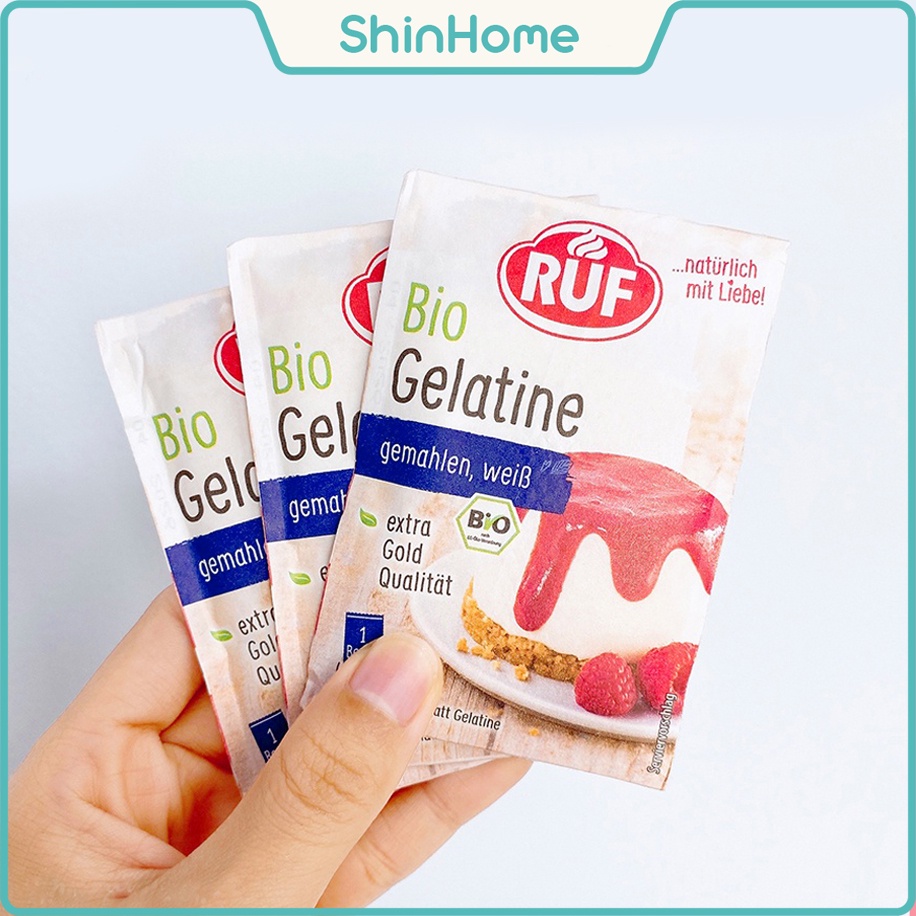 (CHÍNH HÃNG) Bột Gelatine hữu cơ Ruf 9G