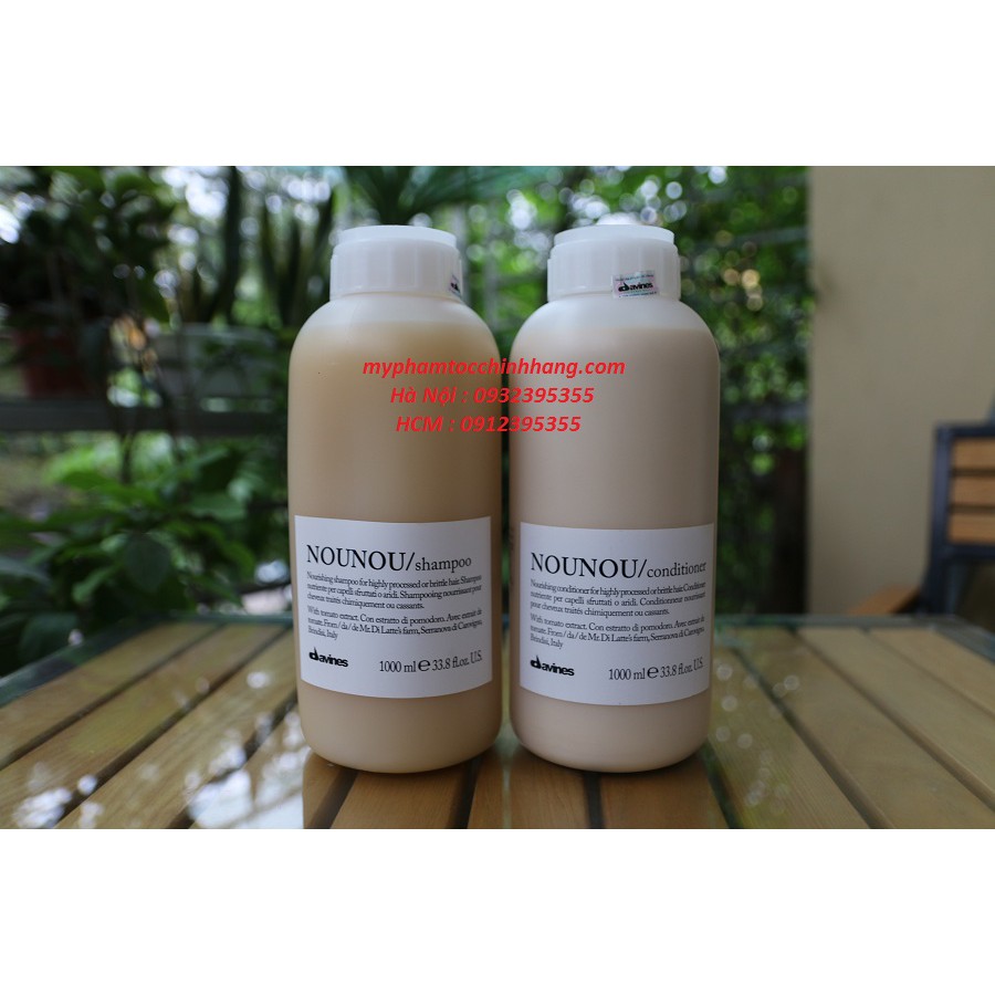 DẦU GỘI XẢ DAVINES NOUNOU 1000ML