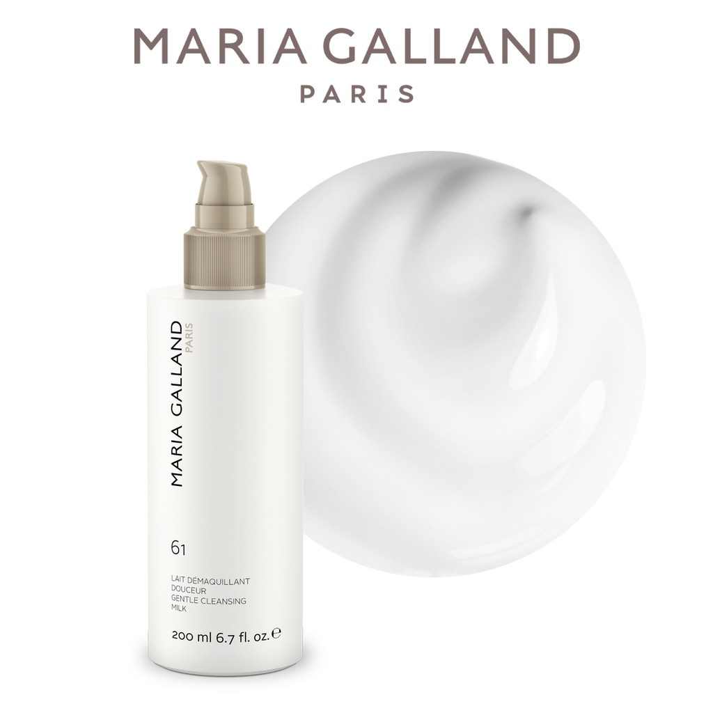 Sữa rửa mặt cho da thường, khô, nhạy cảm và lão hóa MARIA GALLAND 61 Gentle Cleansing Milk 200ml