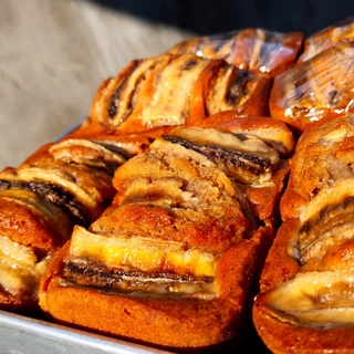 Bánh chuối socola nướng