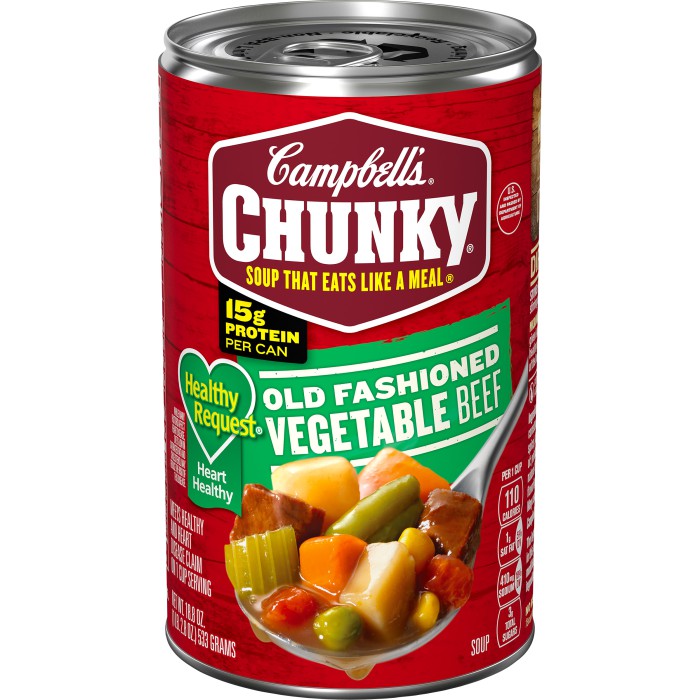 Súp Chunky Old Fashioned Vegetable Beef Soup 18.8oz ( 533g)