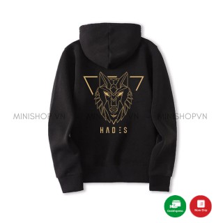 Áo nỉ hoodie nam nữ Hades chất nỉ bông dày ấm dáng rộng thoải mái