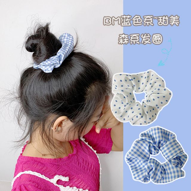 Scrunchies dây buộc tóc phong cách ins sang chảnh