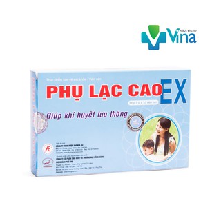 Viên Uống Phụ Lạc Cao EX-Hộp 3 vỉ, mỗi vỉ 10 viên